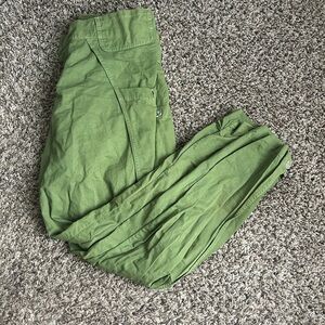 Green cut out Telfar pants. Size Small. Never worn